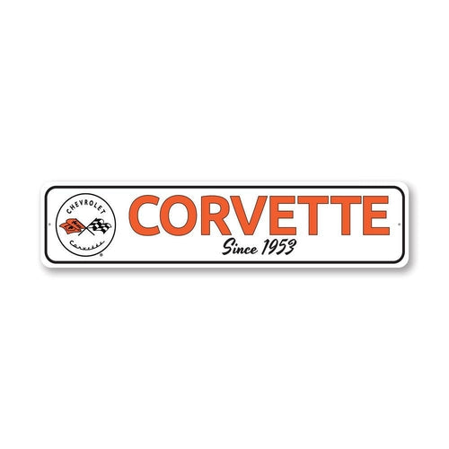 Chevrolet Corvette Since 1953 Year Sign