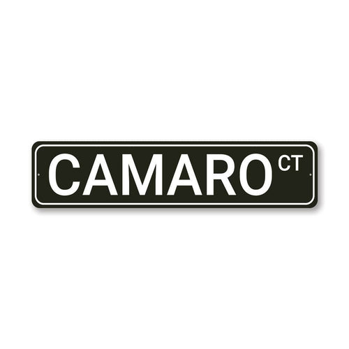 Camaro CT Street Sign