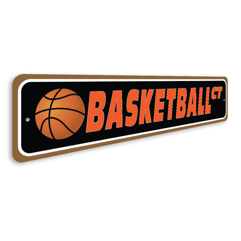 Basketball Street Sign