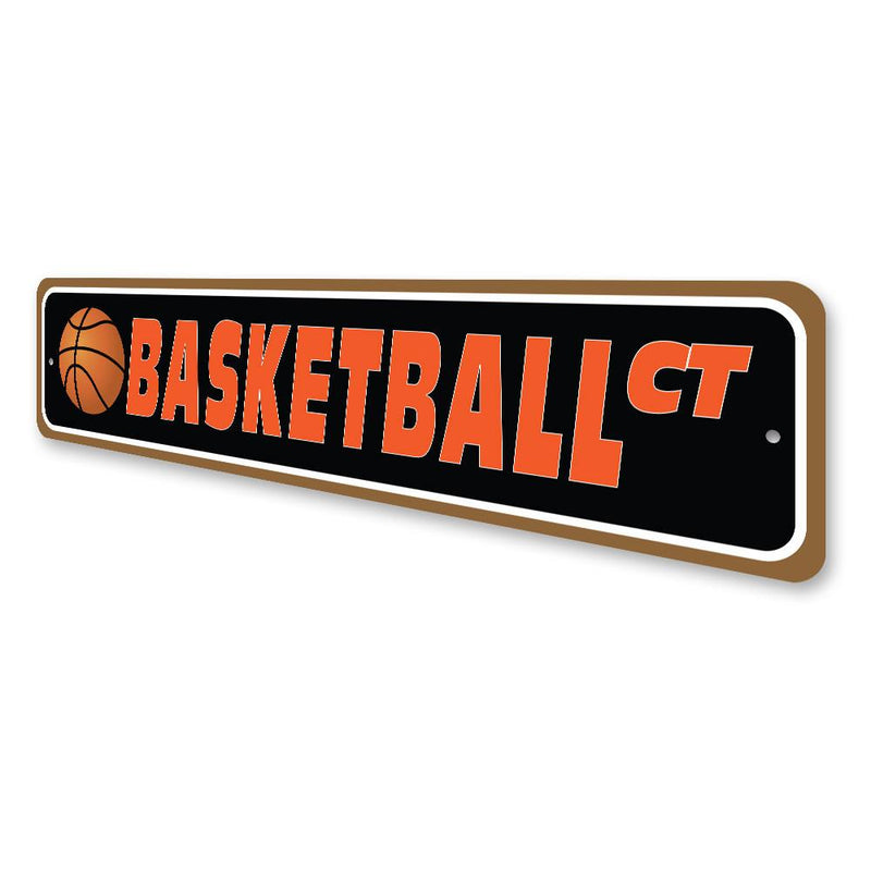 Basketball Street Sign