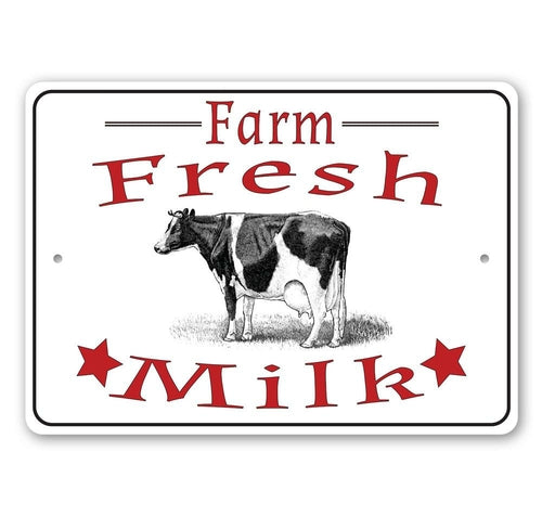 Farm Fresh Milk Sign