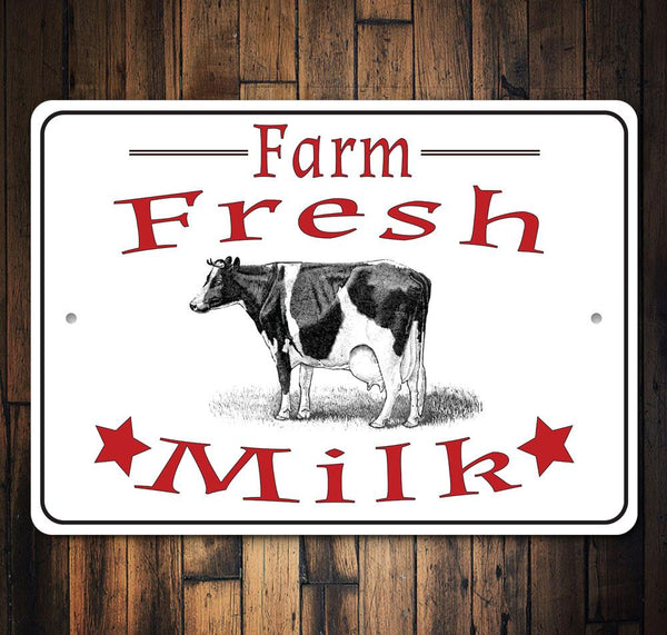 Farm Fresh Milk Sign