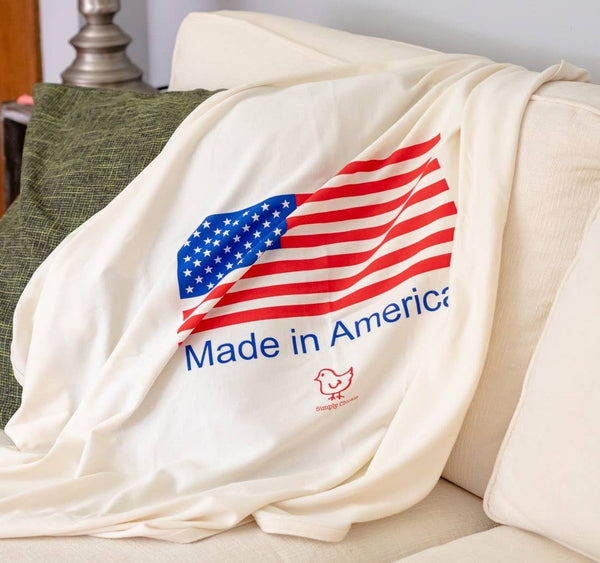 Baby Organic Baby Blanket. Made in America