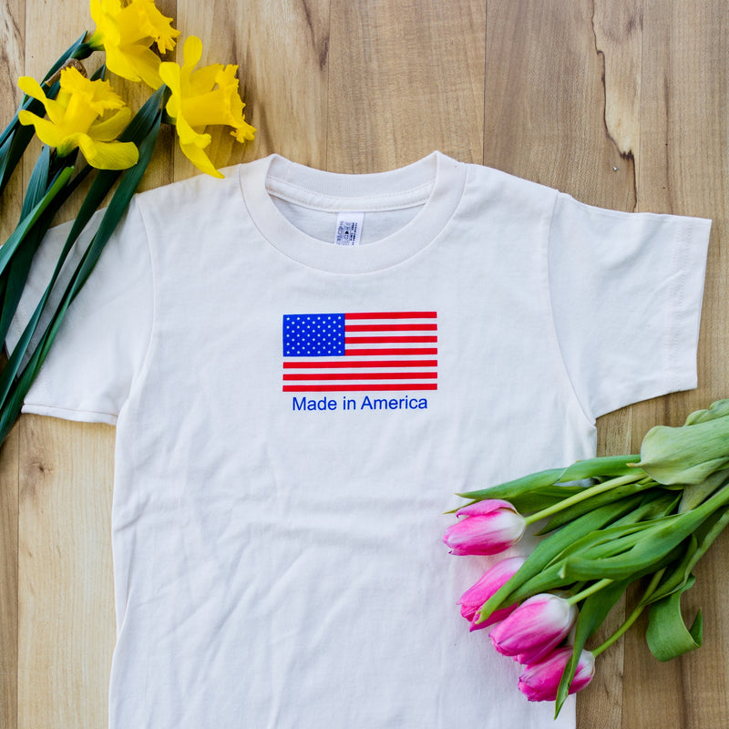 Made in America Kids t-shirt - Organic Cotton